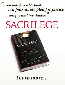 Sacrilege, by Leon J. Podles. Published by the Crossland Foundation